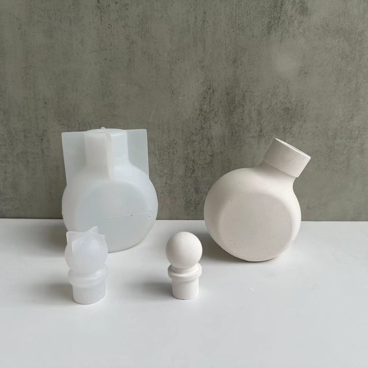 Candle Making And Perfume - Molde de silicona para botella de