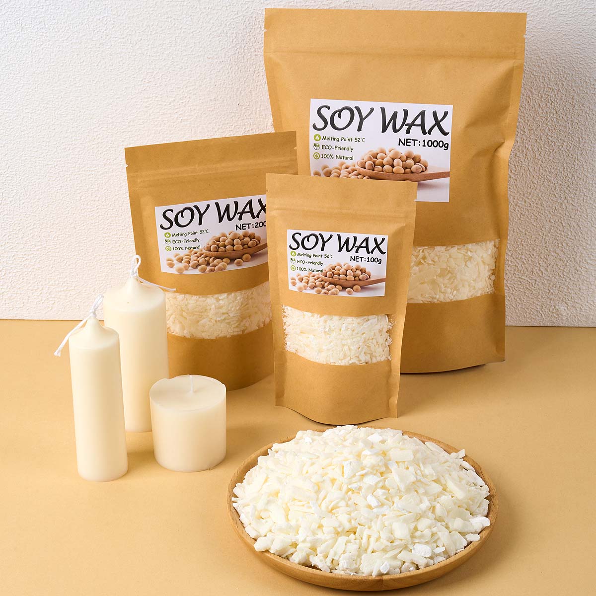 Candle Making Factory - Cera de soja blanca pura de