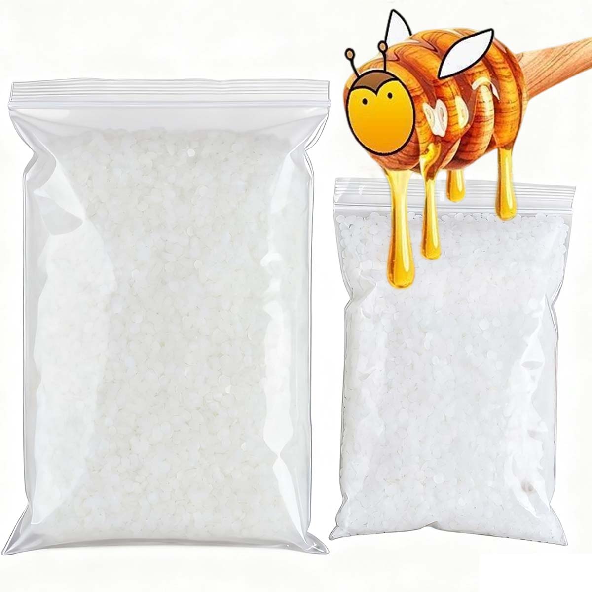 Candle Making With Beeswax - Cera de abejas blanca de 200g-1000g,