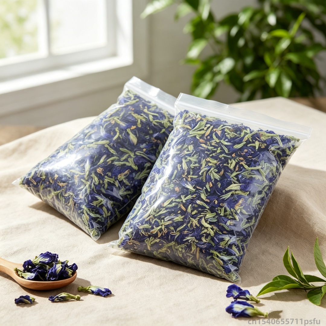 Candle Making And Perfume - Flor de mariposa azul natural, flor