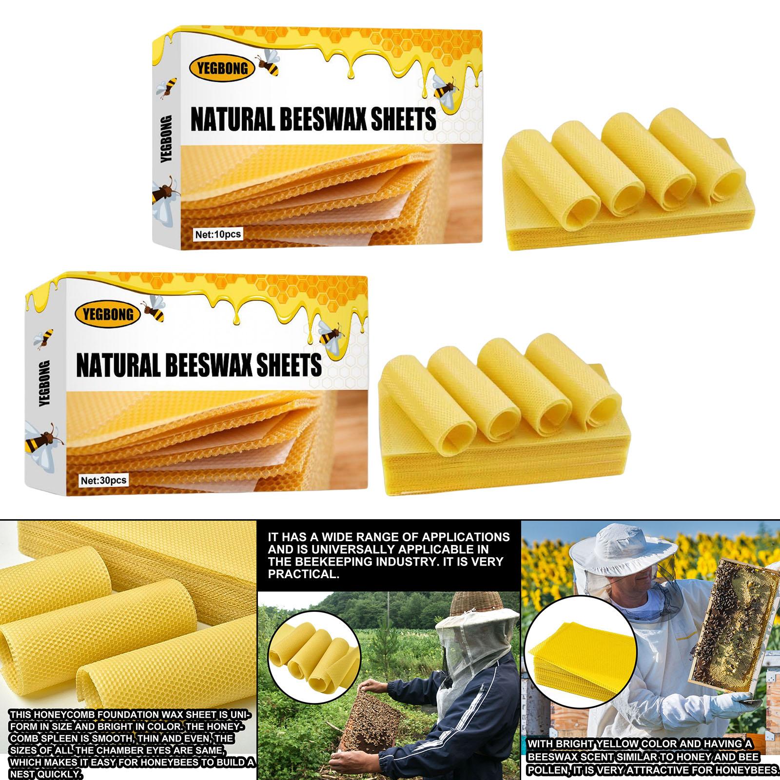 Hojas de cera de abejas, hojas - Candle Making With Beeswax reseña y precio