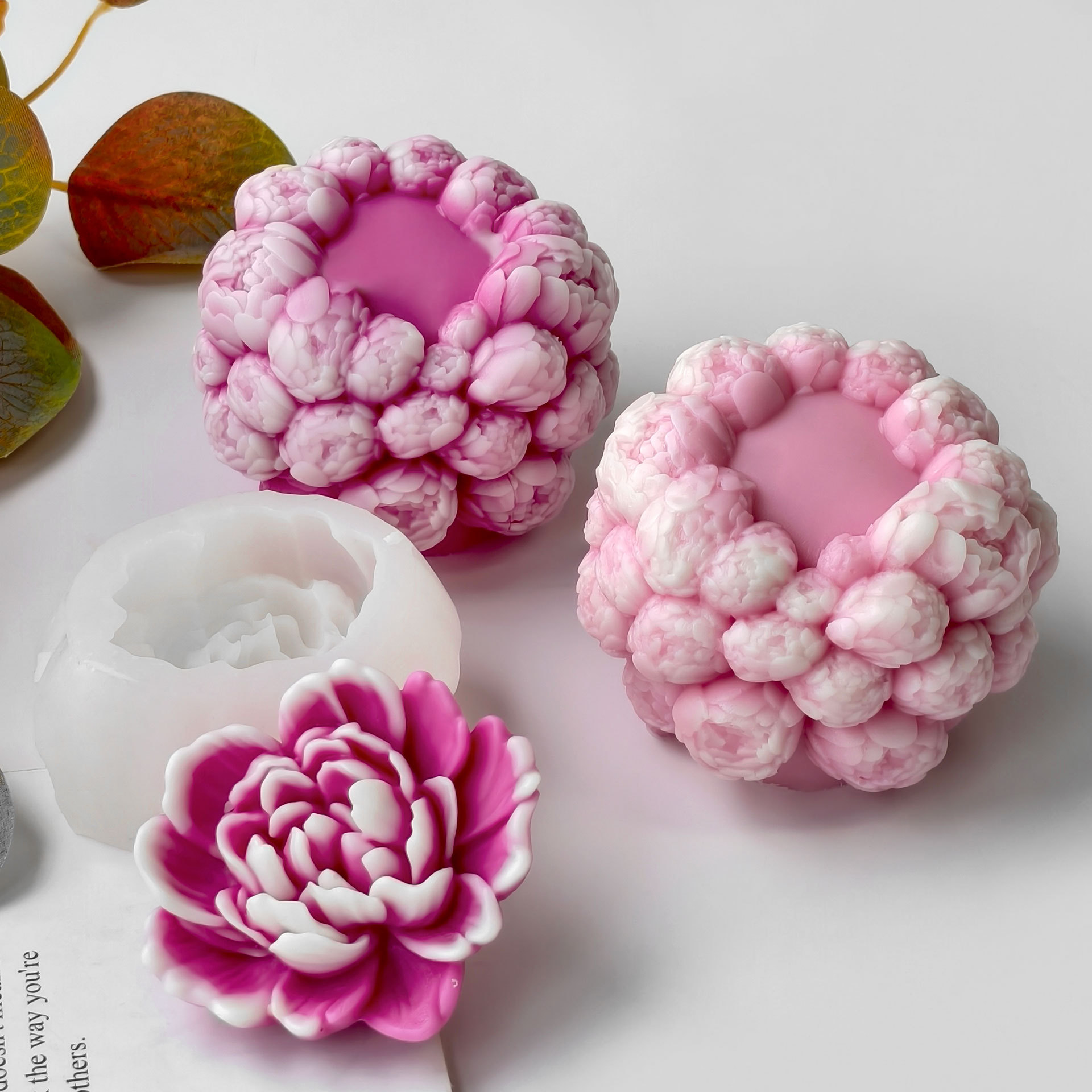 Molde de silicona con flores r - Candle Making Books For Beginners reseña y precio