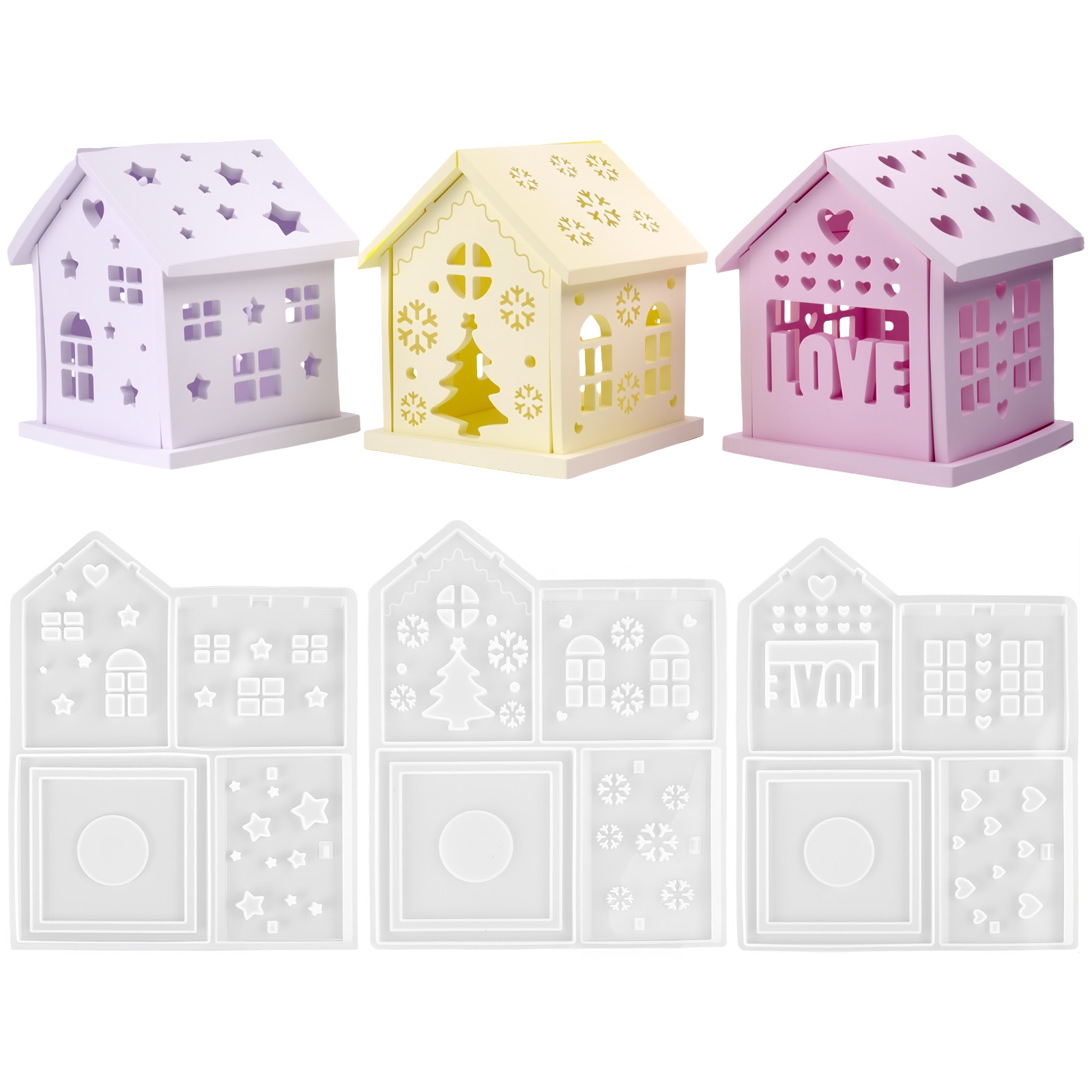 Molde de silicona para casa 3D - Candle Making Factory reseña y precio