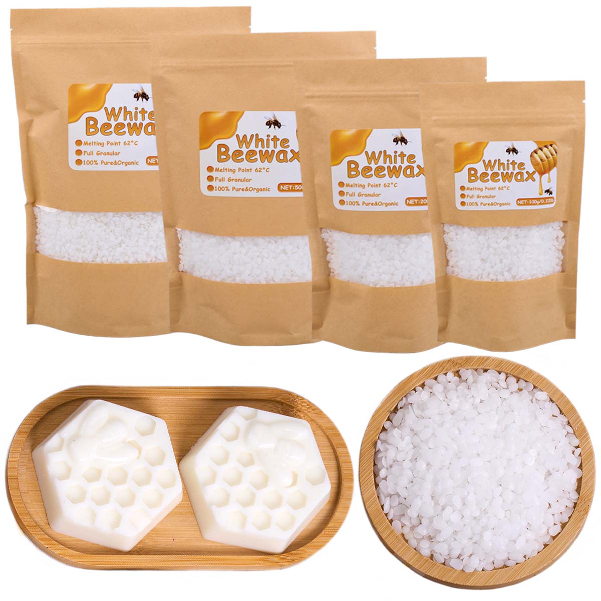 Cera de abejas blanca, vela pe - Candle Making With Beeswax reseña y precio