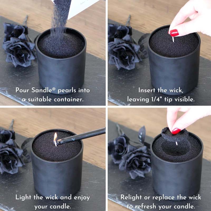 Arena Negra para Velas con Mec - Candle Making With Beeswax reseña y precio