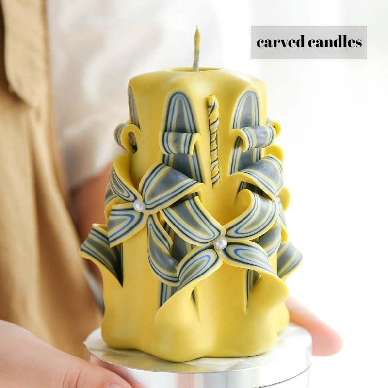 Vela perfumada tallada de 1KG, - Candle Making With Beeswax reseña y precio