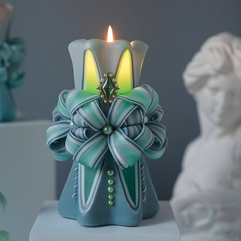 Vela perfumada tallada de 1KG, - Candle Making With Beeswax reseña y precio